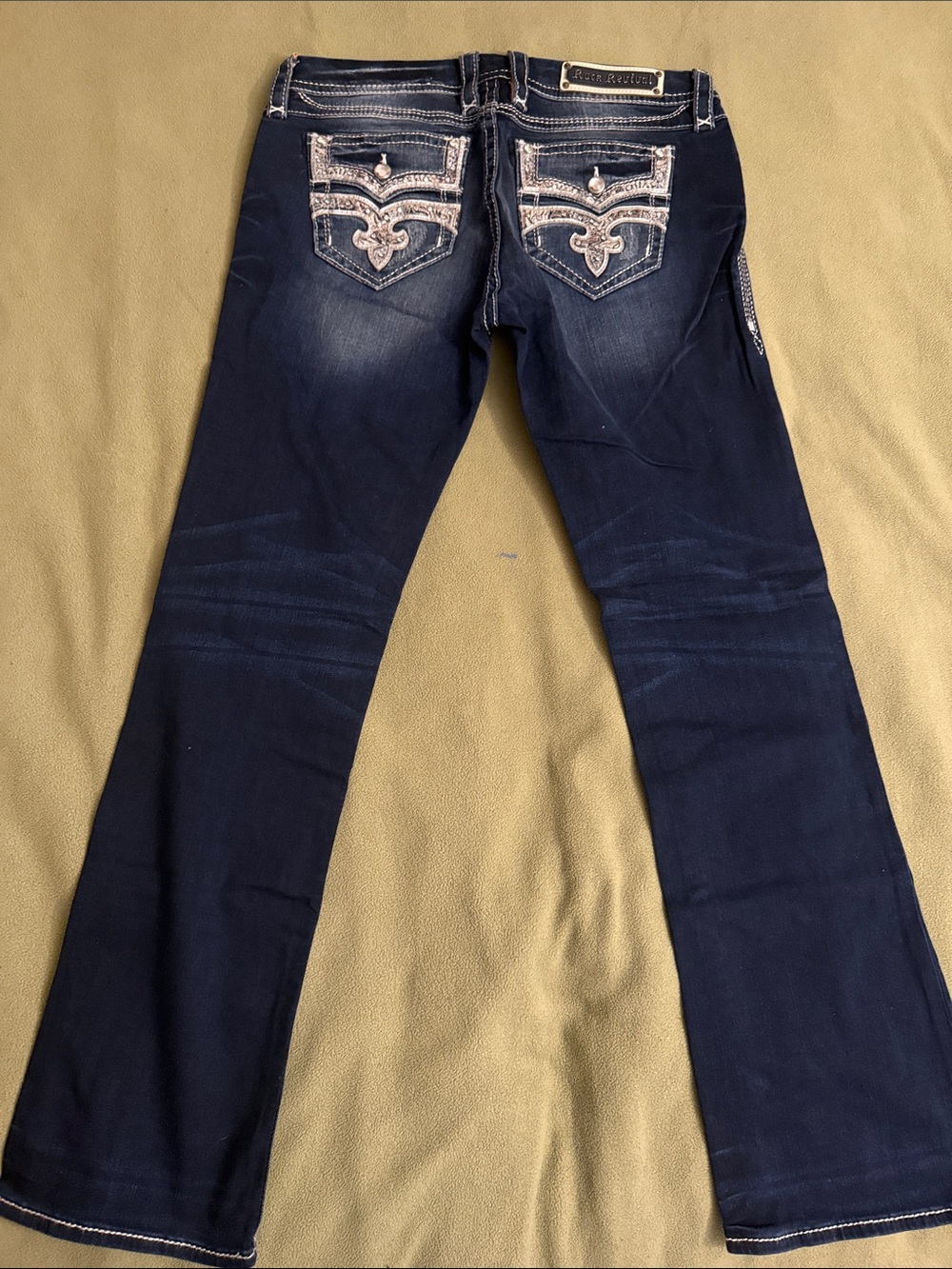 Rock Revival Women's Dark Indigo Boot Cut Jeans “Monje” - Picture 7 of 9